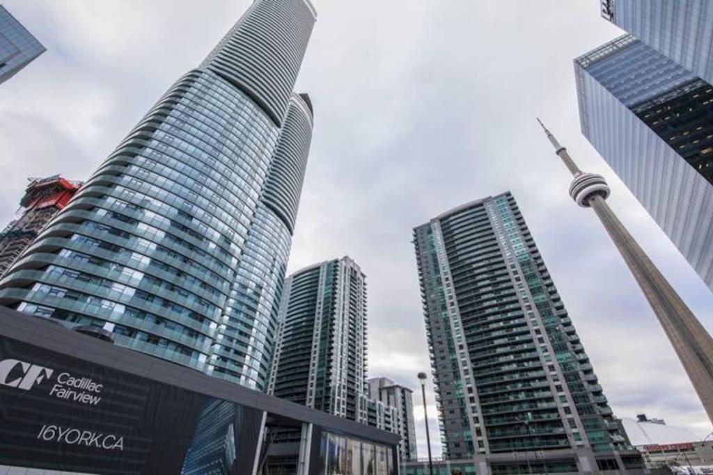 New Superior Lakeview Luxury 3-Bedroom Suite On 48 Floor Toronto Exterior foto